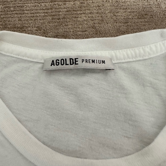 Agolde top & bdg jean shorts set - Picture 2 of 12